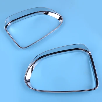 

CITALL 2PCS High Reliability ABS Car Rearview Mirror Rain Eyebrow Cover Trim Fit for Hyundai Santa Fe 2019