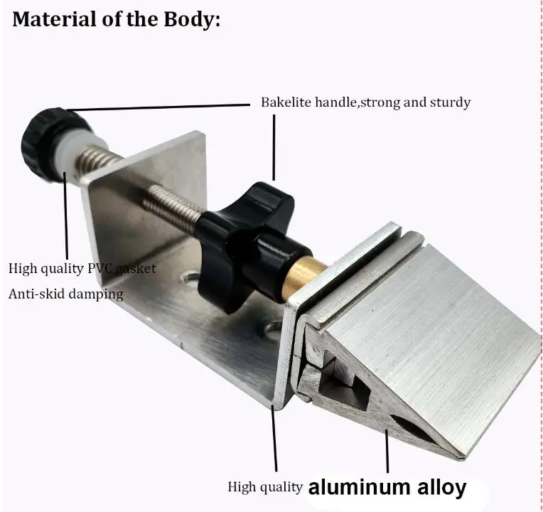 Изготовление ножей точилка аксессуары каменный держатель зажим крест позиционирования слайдер для Ruixin Профессиональный точильный станок Edge Pro точильный камень - Цвет: as photo