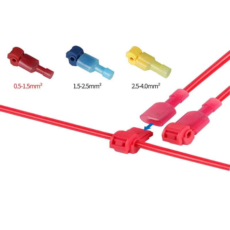 Connettori Per Cavi 150 Connettori Elettrici A Crimpare Non Isolati - Capicorda Per Fili AWG 22-10, Set Misto Connettori Non Isolati Per Cavi