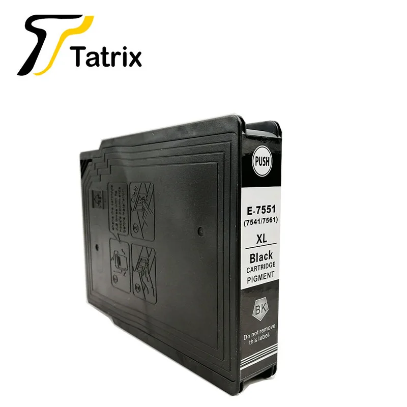 Татрикс для epson T7551-T7554(T7561 T7541) Совместимый струйный картридж для epson WorkForce Pro WF-8090 8510 8010 8590