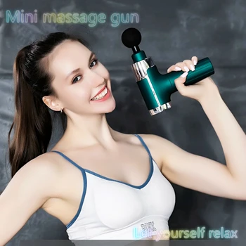 

Massage gun LCD Display Muscle Relaxer Electric Massager Multifunctional Fitness Equipment Mini Home