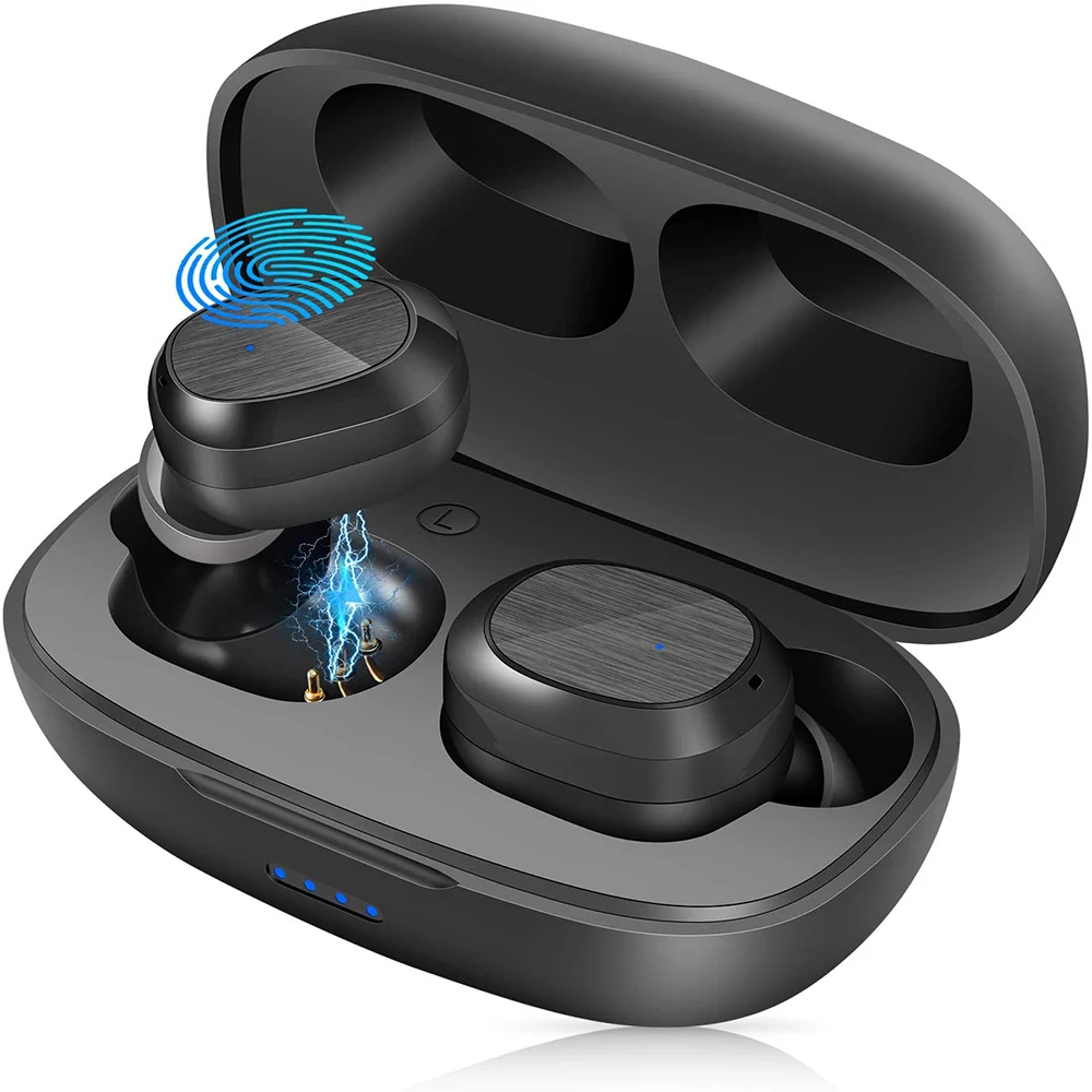 

Wireless Earphones Bluetooth 5.1 Headset IPX7 Deep Bass Waterproof Automatic Pairing Mini Portable Sports Running Earphone