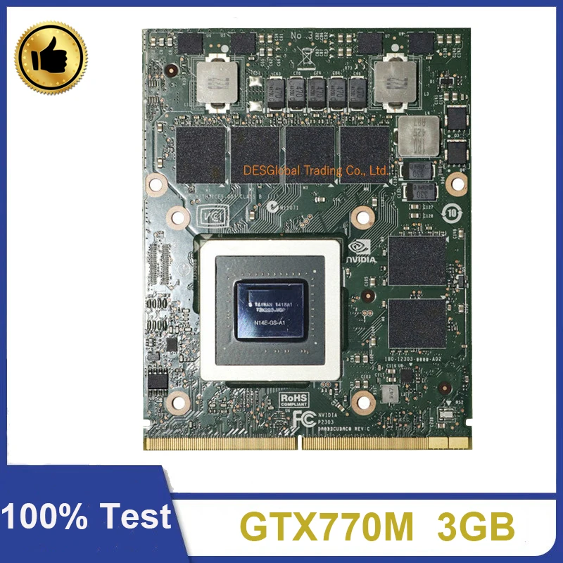 DELL ALIENWARE 17 18 R1 Video Card Nvidia GTX 770M 3GB GDDR5