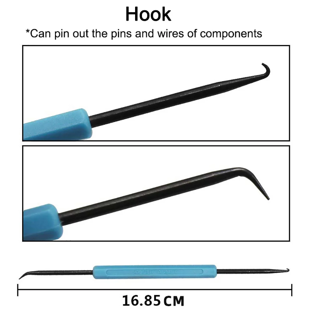 Набор инструментов для удаления припоя комплект вспомогательных пайки 6 шт.