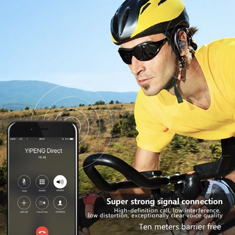 OVLENG S13 беспроводные bluetooth-наушники с микрофоном, свободные руки для смарт-устройств, спортивные водонепроницаемые наушники