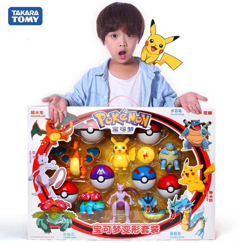 Оригинальная фигурка покемона эльфа модель мяча Пикачу лунала Charizard Покемон
