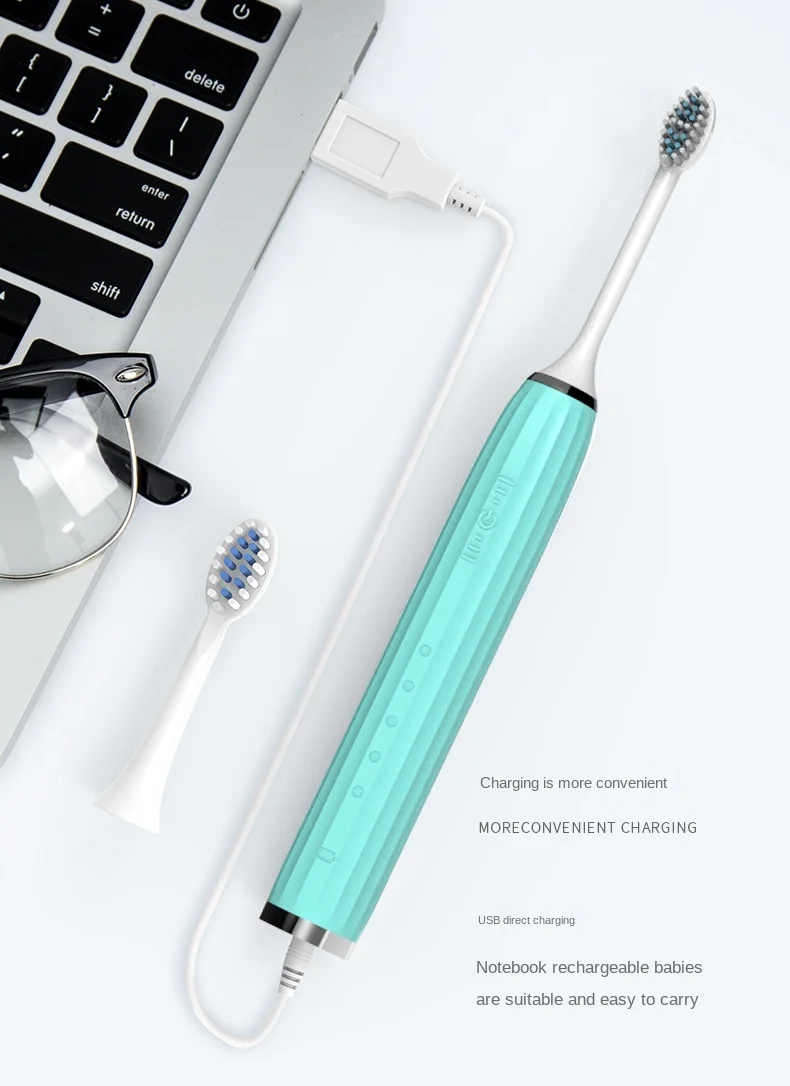 electric toothbrush sonic tooth brush teeth whitening ultrasonic heads travel automatic Waterproof USBRechargeable Acoustic wave electric toothbrush sonic tooth brush teeth whitening ultrasonic heads travel automatic Waterproof USBRechargeable Acoustic wave