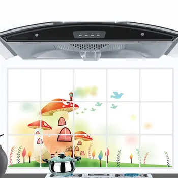

Exquisite kitchen paste oil-proof, fire-proof, high temperature resistant aluminum foil mushroom house