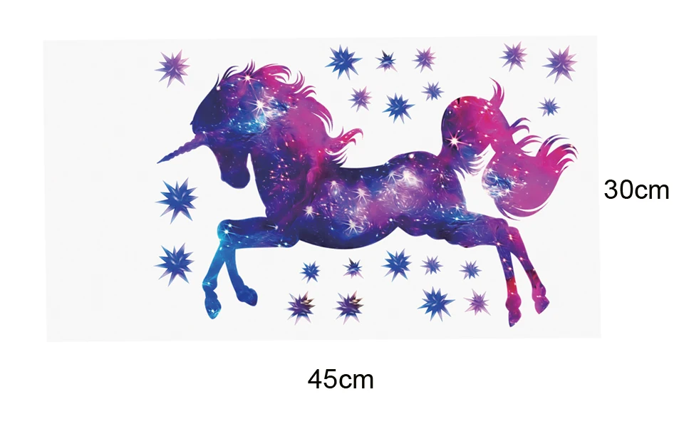 Unicorn Wall Stickers For GIrl Room
