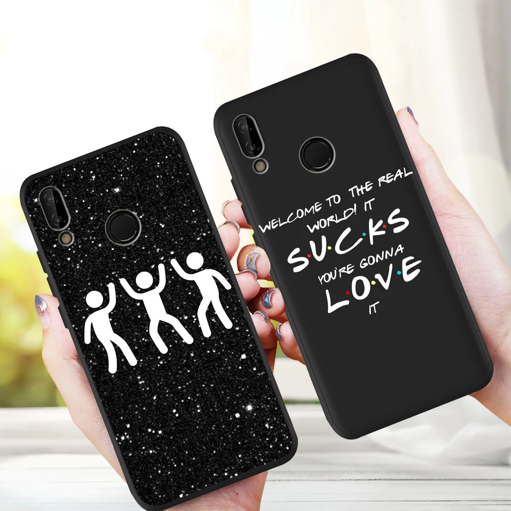 

For Huawei P8 P10 P20 P30 Mate 10 20 Honor 8 8X 9X 8C 9 V20 30 10 Lite Plus Pro phone Case Cover Central Perk Coffee Friends