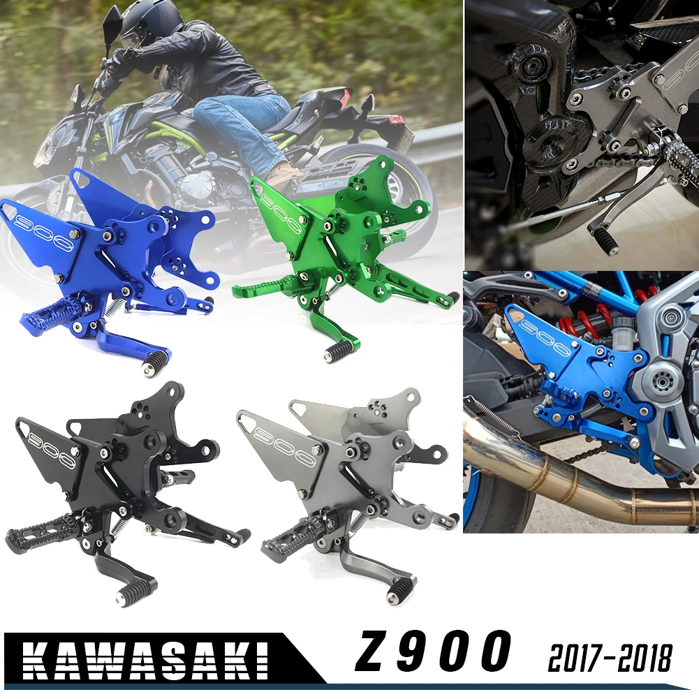 Мотоциклетный комплект для Kawasaki Z900 2017 2018 мотоциклетная задняя подставка ног