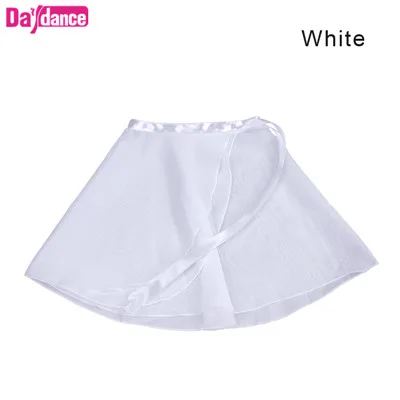 Tie-white Балетные танцевальные юбки для девочек, одежда балетная пачка, размер S, L, эластичный галстук, стиль для девочек, Танцующая балерина, черный, бордовый, розовый - Цвет: Tie-white