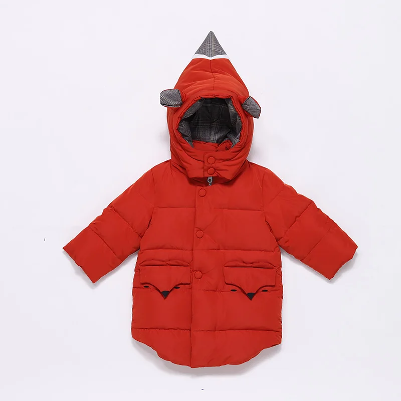 Brick red Bilemi/теплая зимняя куртка для маленьких мальчиков - Цвет: Brick red