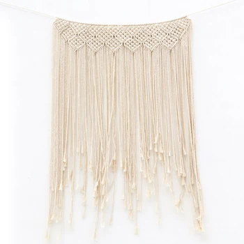 

Macrame Hanging Tapestry Room Divider Door Window Curtain Wedding Backdrop Hanging Tapestry 2020 For Decoration Diy 2020