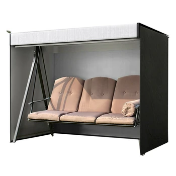 

ELEG-Garden Swing Cover 3-Seater Swing Hammock Cover Outdoor Garden Patio Protector Sun Shade Waterproof Chair Cover