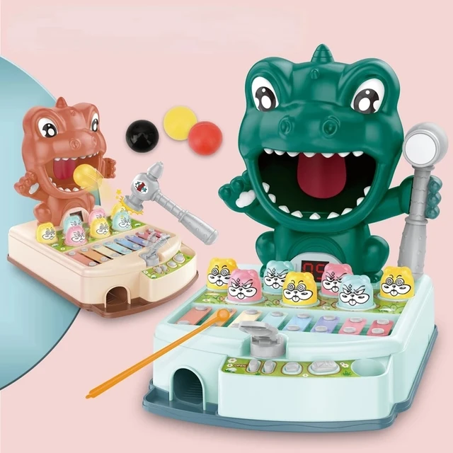 Children Light Music Whac-A-Mole Toys Multifunctional Play Hit Hammering Game Educational Interactive Toys Christmas Gift 5