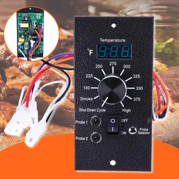 

AC 120V Digital Thermostat Controller Board Oven Temperature Control Traeger Pellet Grill Fireplace Parts Replacement Fahrenheit
