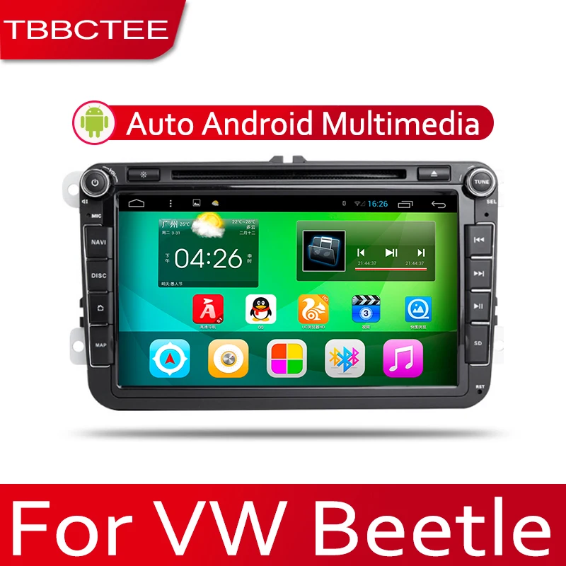 TBBCTEE 2din автомобильный мультимедийный Android авто автомобильный проигрыватель с радио и GPS для VW Volkswagen Жук 2011~ Wi-Fi Зеркало Ссылка Navi DVD
