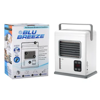 

New Style Small Desktop Air Cooler Battery Plug-in Dual Purpose of High Precision Smart Digital Display Control Instrument Mini