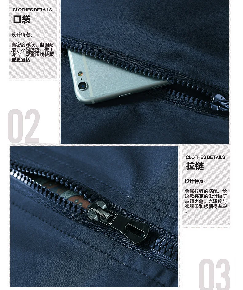 AliExpress куртка мужская Тонкая для весны и осени бизнес стоячий воротник Мужская куртка Молодежная Повседневная большого размера мужская куртка