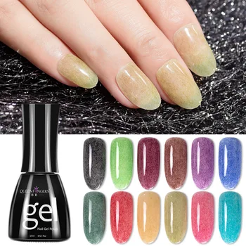 

15ML Nail Gel Polish 3D Velvet Gel Lacquer For Manicure Soak Off UV LED Nail Varnish 12 Colors Gel Varnish Nails Art Design
