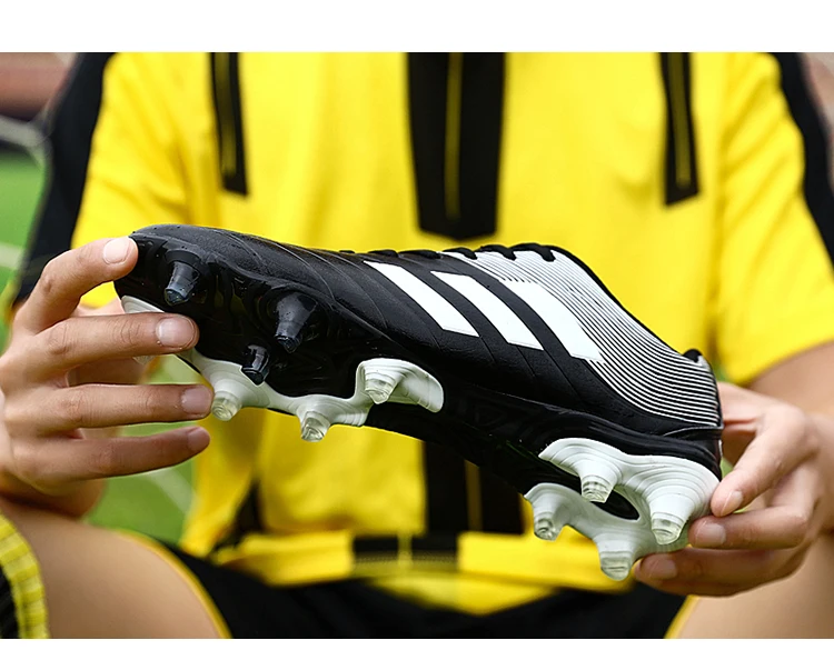 Ограниченная серия, новые мужские футбольные бутсы для мальчиков, футбольные бутсы Chuteira Futebol Zapatos De Futbol, длинные шипы, европейские размеры 36-45