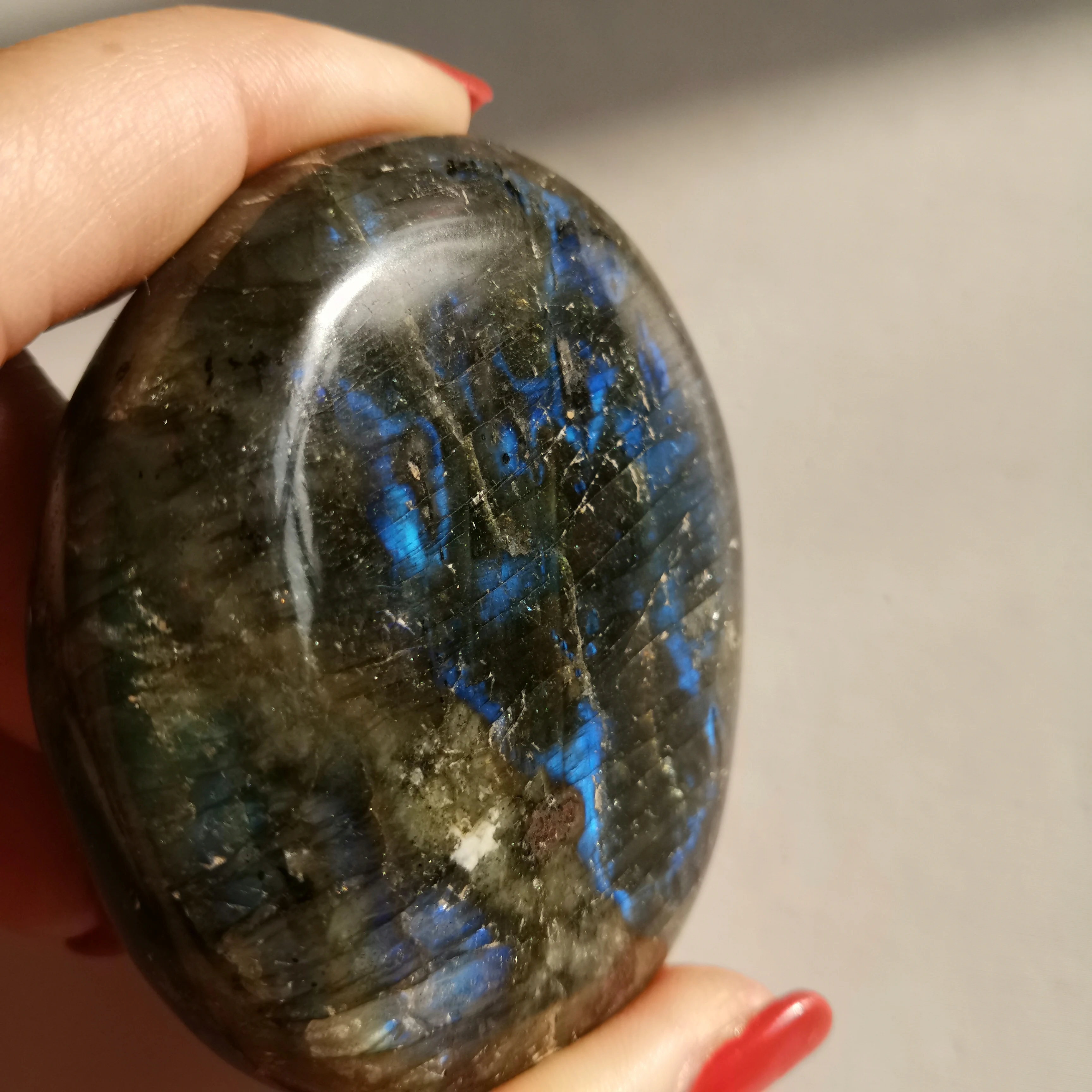 Непревзойденные натуральные камни Лабрадорита 139 г синий светильник Feldspar Золотой Лабрадор лунный камень Hecatolite минеральный образец# XT146