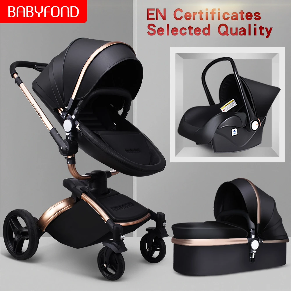 Babyfond Baby Stroller 3 in 1 Luxury 