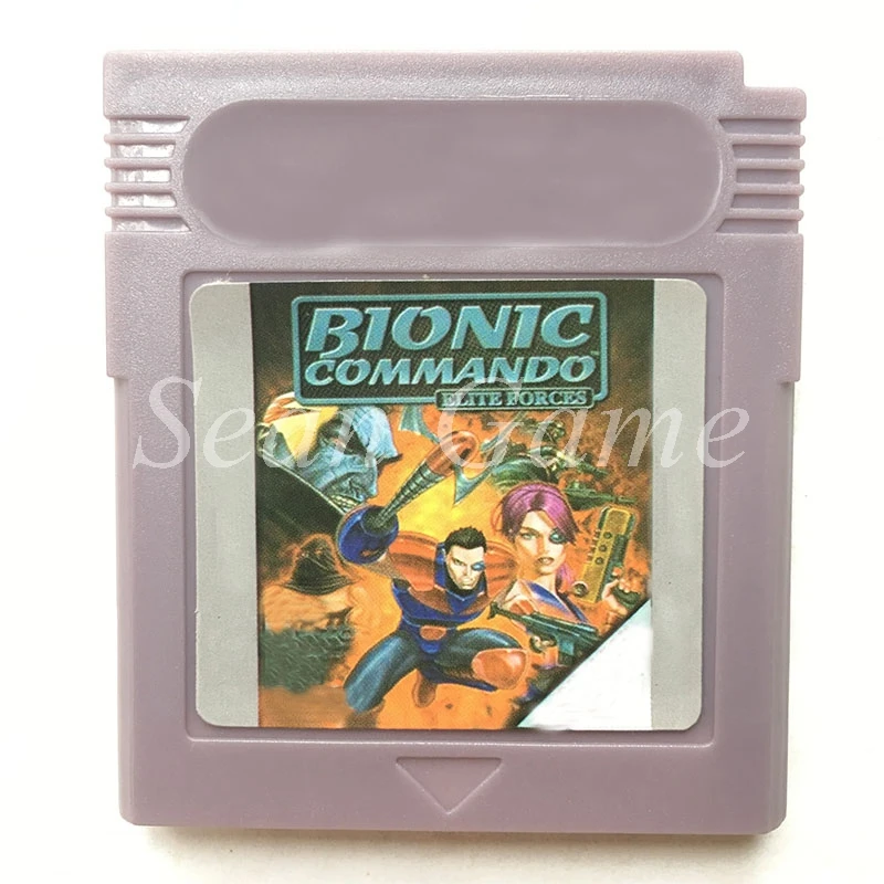 16 бит портативная консоль видео игровая карта-картридж для Bionic Commando Elite Forces