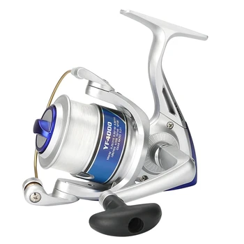 

Spinning Fishing Reel with Fishing Line 12BB Flywheel Winter Ice Fishing Reel Fresh/Salt Water Sea Carp Fishing for Beginner YF2
