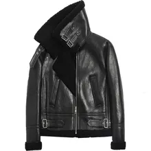 Натуральная кожа, мужское пальто, овчина, настоящая овчина, мужская куртка, пальто из натурального овечьего меха для мужчин, высокое качество, модное зимнее пальто