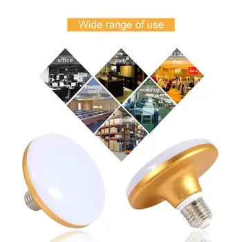 

Spotlight Energy Saving Lamp Globe Light Bulb Ecominic Durable E27 6500K PP + PC Ufo Bright Lighting 12W/18W/24W/36W/50W