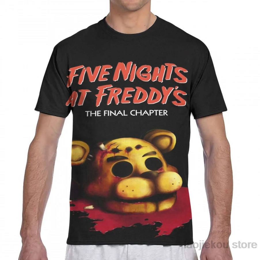 

Five Nights at Freddys The Final Chapter - FNAF 4 men T-Shirt women all over print fashion girl t shirt boy tops tees