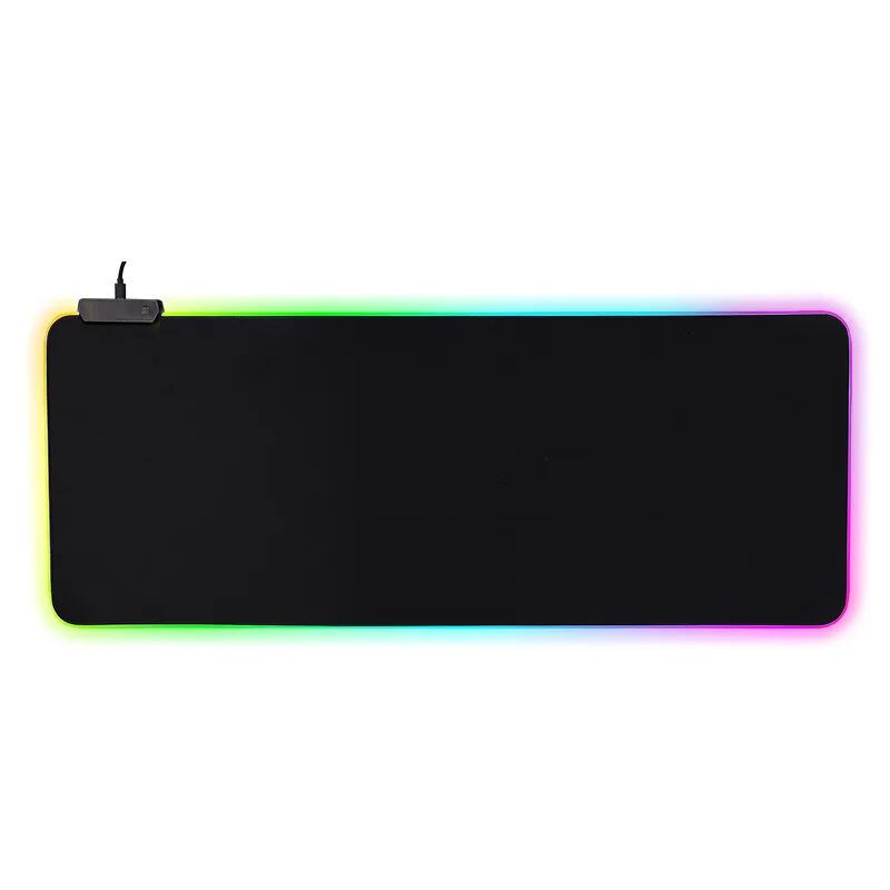 Коврик для мыши 300X800X4 мм компьютерная Толстая светящаяся RGB игровая Спортивная клавиатура настольная shu dian