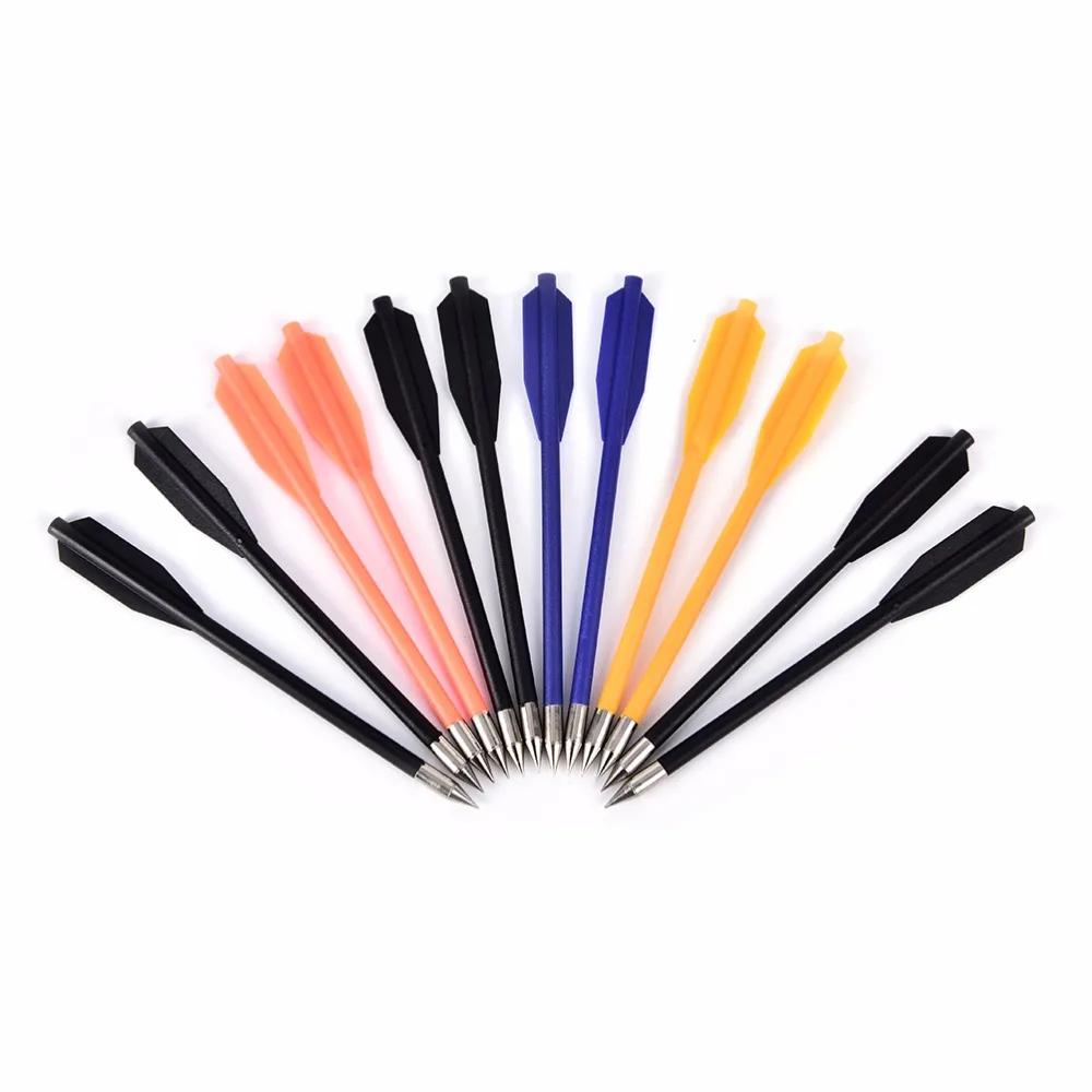 12Pcs Universal Tactical Steel Archery Arrowheads Arrow Tips Broadheads Military Hunting Bow Accessories | Спорт и развлечения