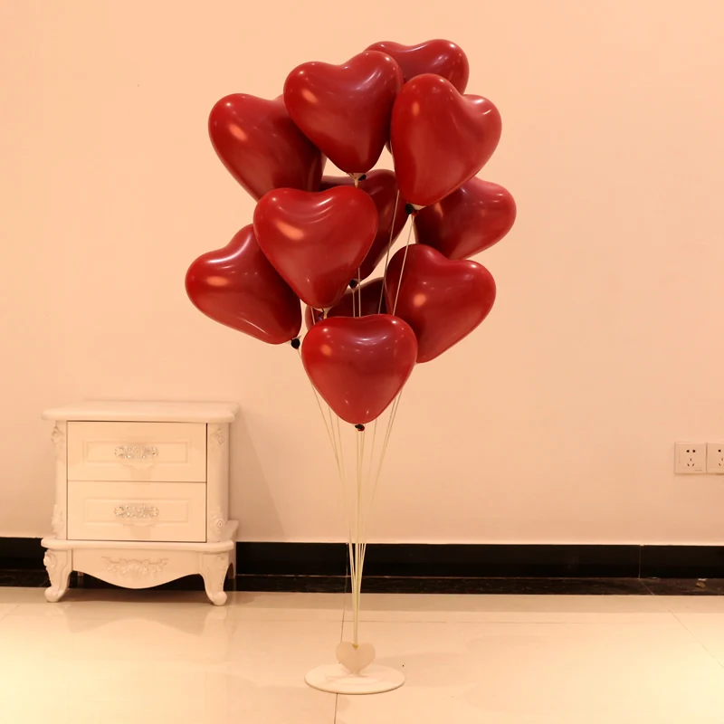  1 Sets Balloons Column Stand Plastic Balloon Support with 11 Tubes Birthday Party Decoration Valent