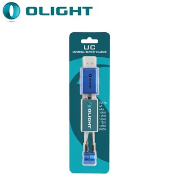 

Olight UC Magnetic USB Charger Compatible with lithium batteries with a rated voltage between 3.6V and 3.7V. NiMH batteries