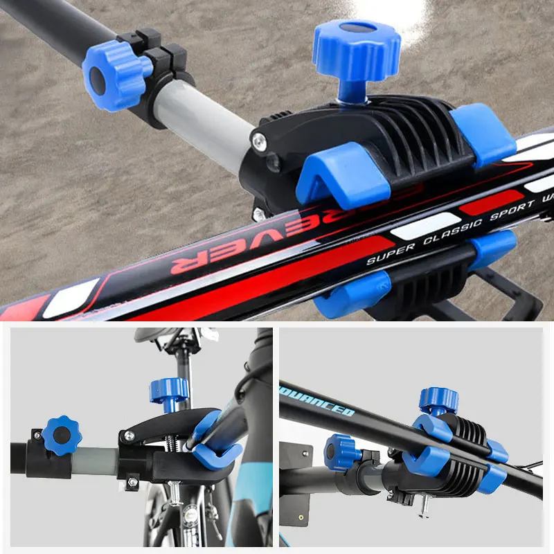 Heavy Duty Bicycle Wall Mount Telescopic 30KGs Load Repair Stand 360&deg; Rotation Cycle Parking Service Bracket Expansion Bolts