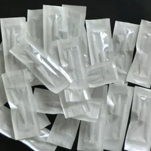 500 шт 5RT индивидуальная посылка, белые одноразовые пластиковые насадки для перманентного макияжа бровей, насадки для перманентной татуировки, иглы для макияжа