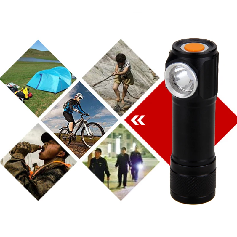 farol ciclismo lanterna cabeça tocha acampamento pesca 18650 bateria