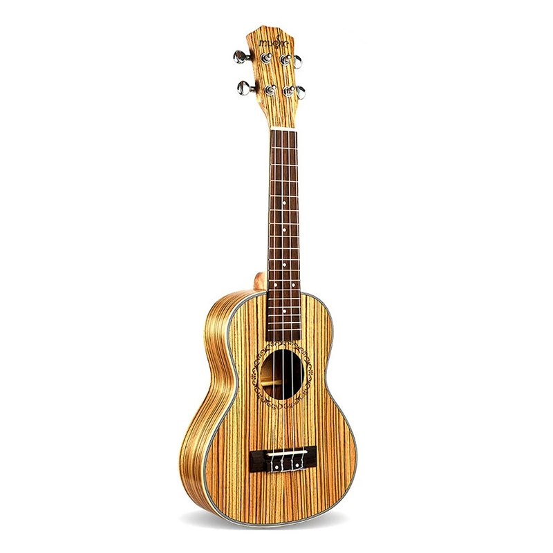 Tenor укулеле 26 дюймов 4 струны Zebrawood Гавайская мини гитара акустическая 18 лад