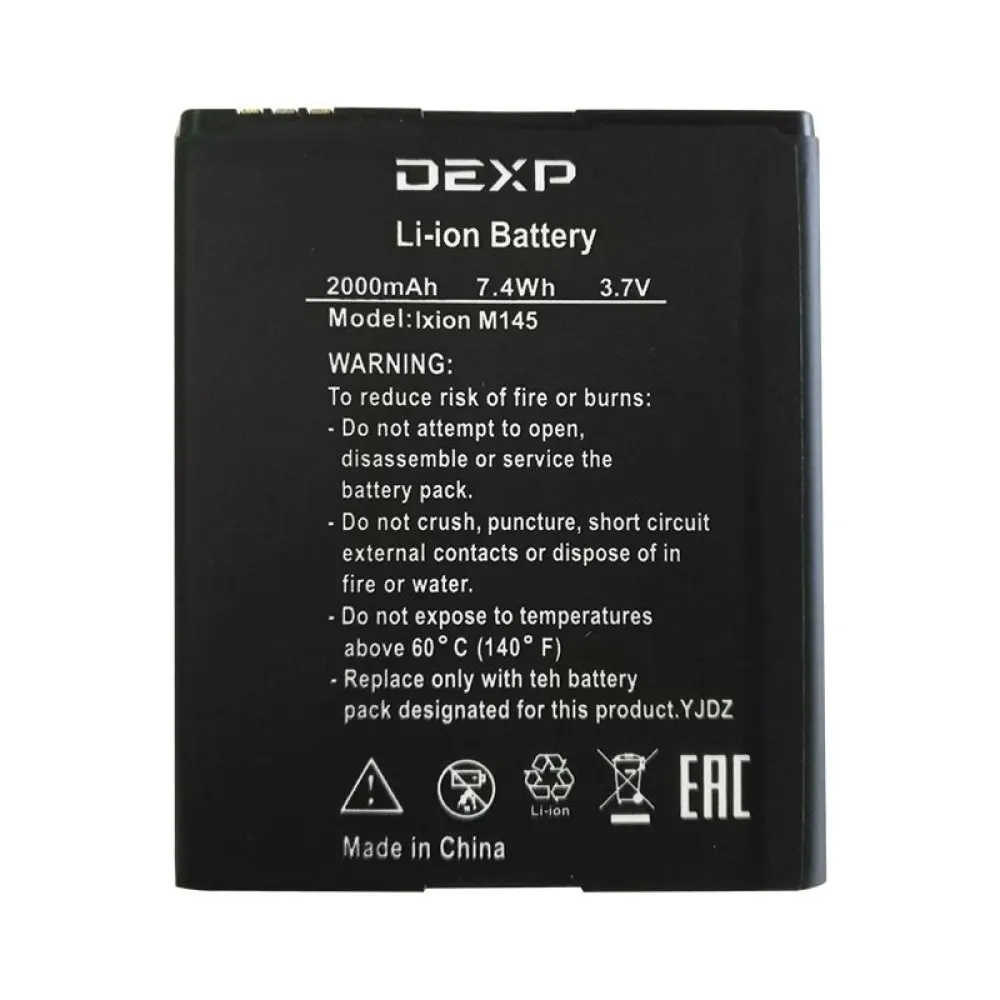 High Quality 2000mAh Battery For DEXP Ixion M145 Cellphone Bateria High Quality 2000mAh Battery For DEXP Ixion M145 Cellphone Bateria