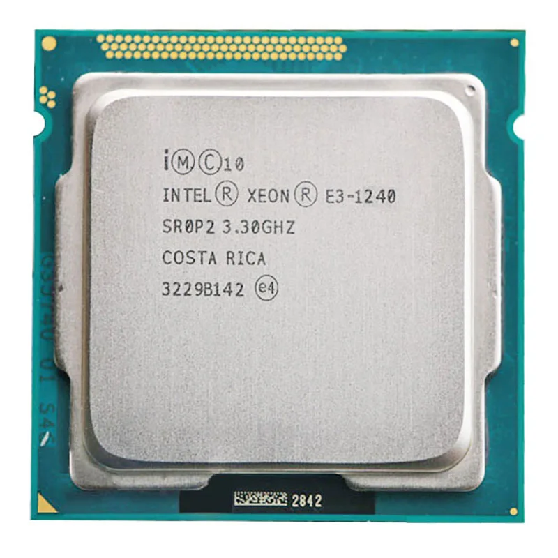 Для Intel Xeon E3-1240 cpu E3 1240 Socket LGA 1155 3,3 GHz 8M четырехъядерный процессор