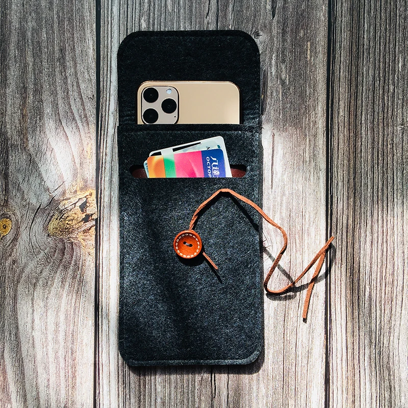 Ручной работы шерстяной войлок чехол для телефона кошелек сумка для Apple iphone 11 Pro Max 6," сумка для мобильного телефона рукав сумка чехол для iphone 11 чехол