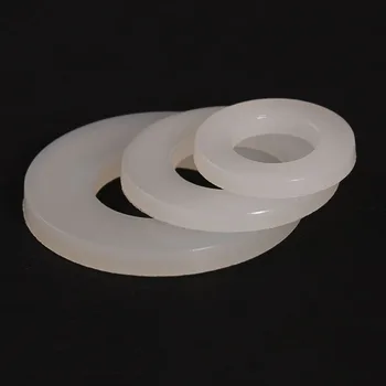 

White black nylon plastic flat gasket washer m2-m20 20Pcs