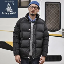 Мужская одежда SauceZhan, мужской пуховик, мужской пуховик, мужское пальто, зимнее пуховое пальто, серый утиный пух, куртка, зимние куртки