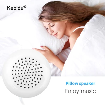 

kebidu Portable Pillow Speaker Music Player Universal 3.5mm Louderspeakers Relaxed Soft For iPod Xiaomi SmartPhone MP3 MP4 CD