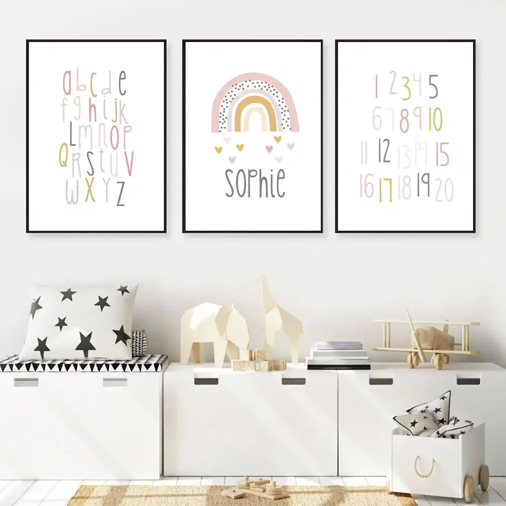 abc nursery decor