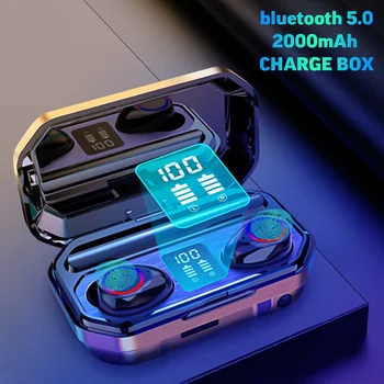 TWS 9D HIFI Wireless Earphones Noise reduction Waterproof Bluetooth Earphone 5 0 Bluetooth Headphones Sports Running Headset
