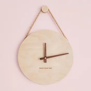 

Creative Wall Clock Wooden Nordic Japanese Hot Selling Creative Clocks Home Living Room Clock Decoration WallClock Kitchen Clock